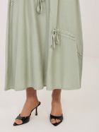 Spódnica damska, khaki, Italy Moda
