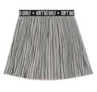 Spódnica dziewczęca, plisowana, różowo-szara, Tom Tailor