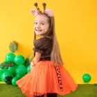 Spódniczka tiulowa TuTu, pomarańczowa, 30 cm