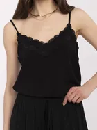 Spodnie damskie, czarne, Italy Moda