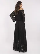 Spodnie damskie, czarne, Italy Moda