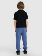 Spodnie dresowe chłopięce, jogger, niebieskie, 4F