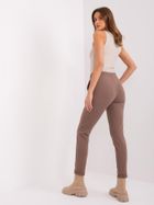 Spodnie dresowe damskie, brązowe, Relevance