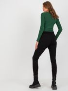 Spodnie dresowe damskie, czarne, Ex Moda