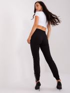 Spodnie dresowe damskie, czarne, Relevance