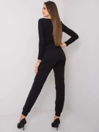 Spodnie dresowe damskie, czarne, Relevance