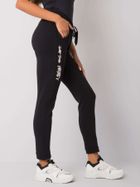 Spodnie dresowe damskie, czarne, Relevance