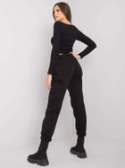 Spodnie dresowe damskie, czarne, Relevance