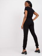 Spodnie dresowe damskie, czarne, Relevance