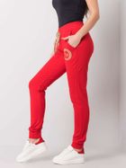Spodnie dresowe damskie, czerwone, Relevance
