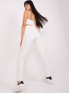 Spodnie dresowe damskie, ecru, Lakerta