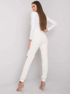 Spodnie dresowe damskie, ecru, Relevance