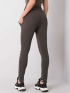 Spodnie dresowe damskie, khaki, Relevance