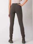 Spodnie dresowe damskie, khaki, Relevance