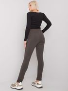 Spodnie dresowe damskie, khaki, Relevance