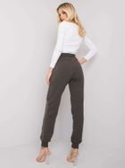 Spodnie dresowe damskie, khaki, Relevance