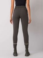 Spodnie dresowe damskie, khaki, Relevance