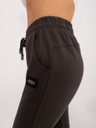 Spodnie dresowe damskie, khaki, Relevance