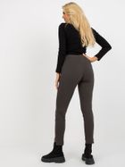 Spodnie dresowe damskie, khaki, Relevance