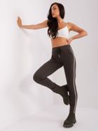 Spodnie dresowe damskie, khaki, Relevance