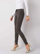 Spodnie dresowe damskie, khaki, Relevance