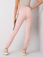 Spodnie dresowe damskie, różowe, Relevance