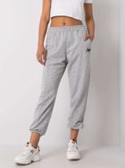 Spodnie dresowe damskie, szare, Ex Moda