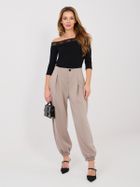 Spodnie dresowe damskie, szare, Italy Moda
