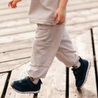 Spodnie dresowe dziecięce, beżowe, Eevi