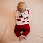 Spodnie dresowe dziecięce, bordowe, Eevi