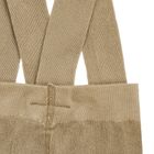 Spodnie dziecięce na szelkach, beżowe, Nicol