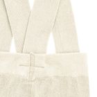 Spodnie dziecięce na szelkach, ecru, Nicol