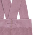 Spodnie dziewczęce na szelkach, fioletowe, Nicol