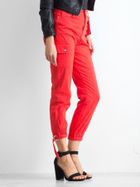 Spodnie jeansowe damskie, czerwone, Daysie