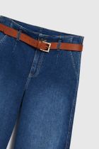 Spodnie jeansowe damskie, niebieskie, Moodo