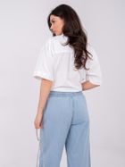 Spodnie jeansowe damskie, wide, niebieskie, Sublevel