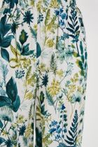 Spodnie materiałowe damskie, białe, Moodo