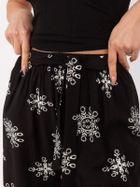 Spodnie materiałowe damskie, czarne, Italy Moda