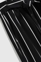 Spodnie materiałowe damskie, czarne, Moodo