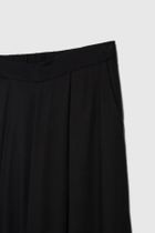 Spodnie materiałowe damskie, czarne, Moodo