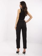 Spodnie materiałowe damskie, czarne, Vinceotto