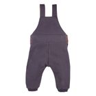 Spodnie ogrodniczki chłopięce, grafitowe, Eevi