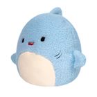 Squishmallows, Fuzzamallows, Davie Blue Shark, niebieski rekin, maskotka, 30 cm