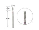 Staleks, frez diamentowy do paznokci, płomyk, 23/10 mm, fa10r023/10