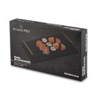 Starke Pro, deska marmurowa, złote uchwyty, czarna, 35-20-4.5 cm