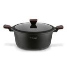 Starke Pro, Redwood, zestaw garnków z pokrywką i patelnia, 10 elementów