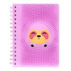 Starpak, kołonotes, silikon, A5, Leniwiec