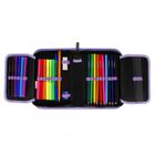 Starpak, piórnik rozkładany, dwuklapkowy, z wyposażeniem, Unicorn Holo