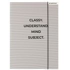 Starpak, teczka z gumką A4, Black&White, 1 szt.