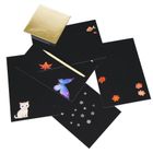 Starpak, wydrapywanka z wyklejanką metaliczną, zestaw kreatywny